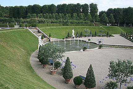 Le jardin à la française du château de Frederiksborg