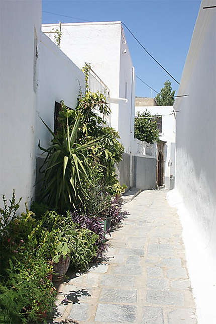 Une rue de Lindos (Rhodes)