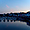 Le port de Sauzon après le coucher du soleil