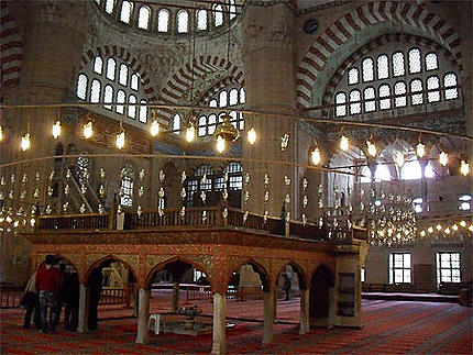 Selimiye Camii : intérieur de la mosquée