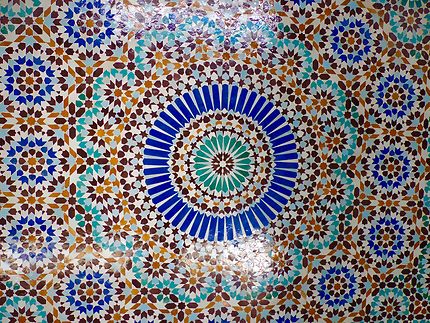 Une fleur de mosaïque, Mosquée de Paris
