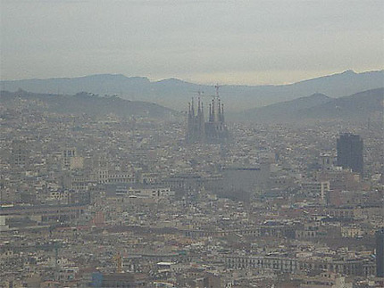Vue panoramique Barcelone