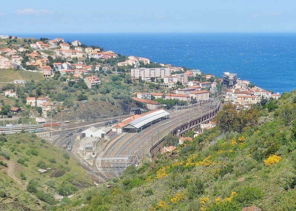 Gare sncf de Cerbère, France