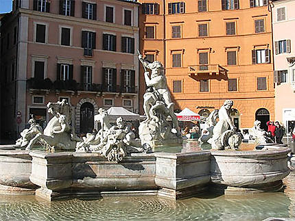 Fontaine sur la Piazza Navona