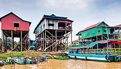 Cambodge : le Tonl&eacute; Sap, un lac &agrave; part