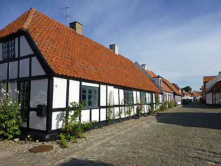 Maison fleurie à Ebeltoft