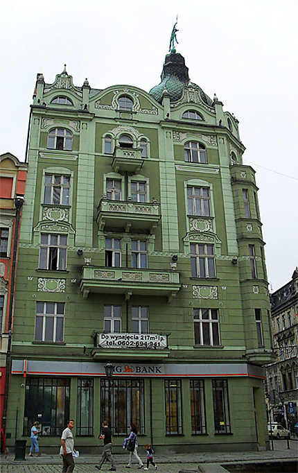 Une belle façade à Swidnica