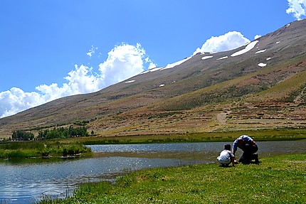 Lac dans la montagne