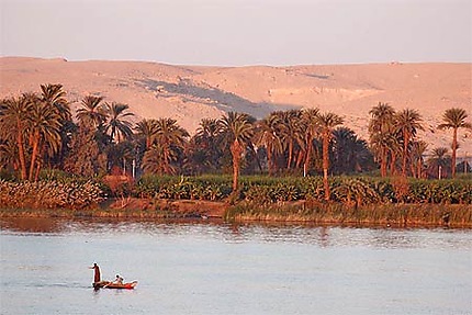 Le Nil, hauteur de Assouan