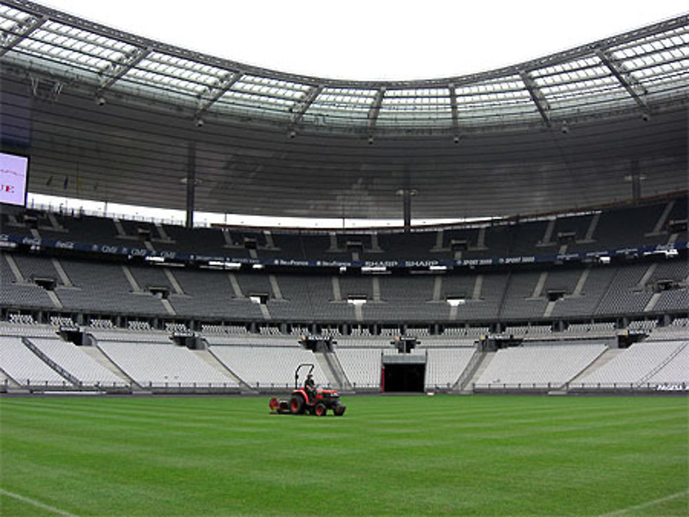 La pelouse du stade de France