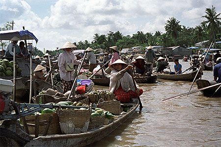 Marché flottant de Phong Dien Marché flottant de Phong Dien