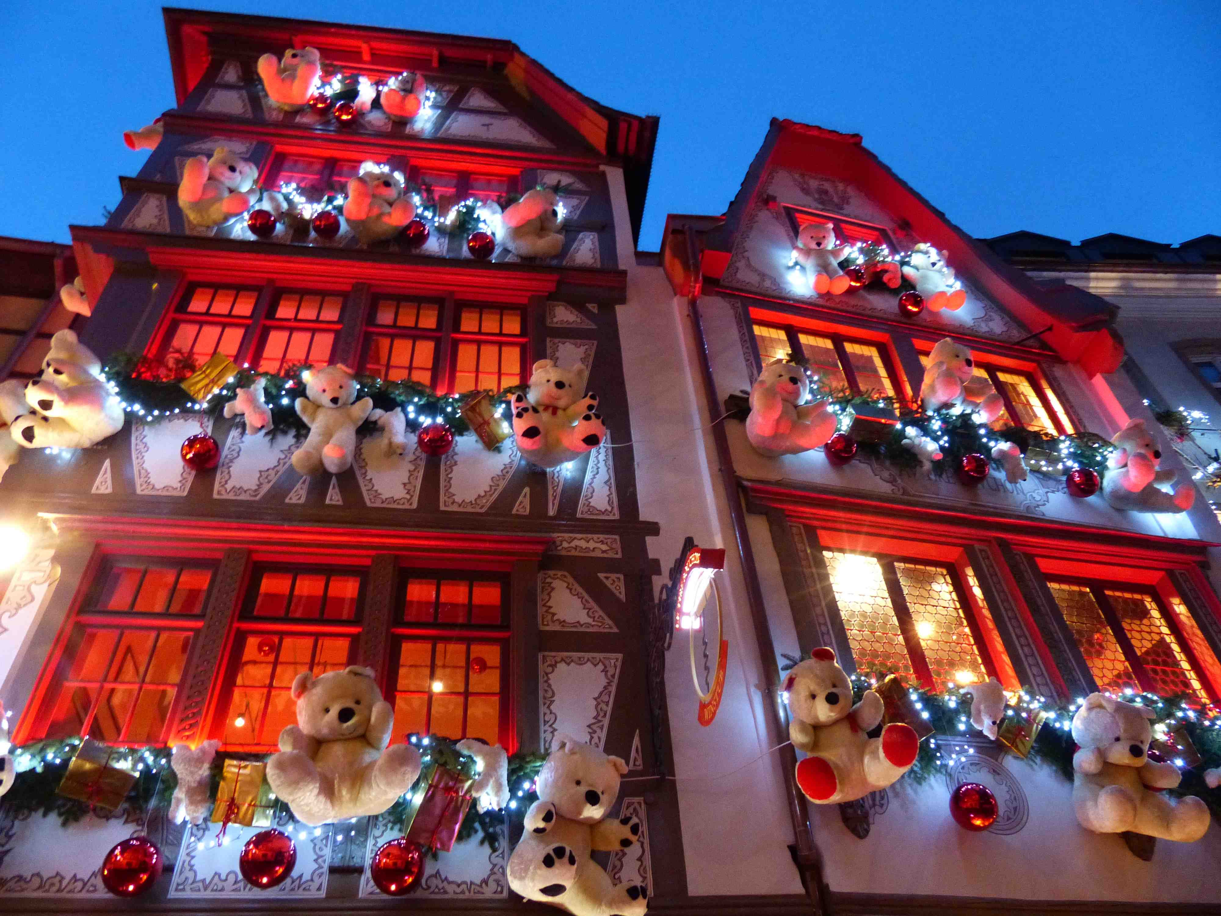 Décorations de Noël à Strasbourg : Centre historique : Strasbourg