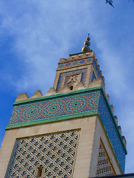 Un minaret de 33 mètres, Mosquée de Paris