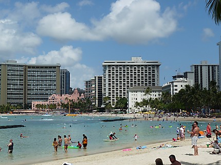La plage de Waikiki