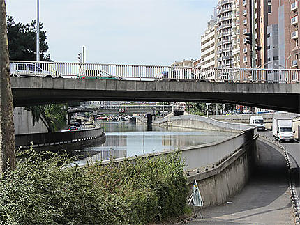 Le Canal du Midi à Toulouse, 4e bief (bief Bayard) sur le port St Sauveur (1)