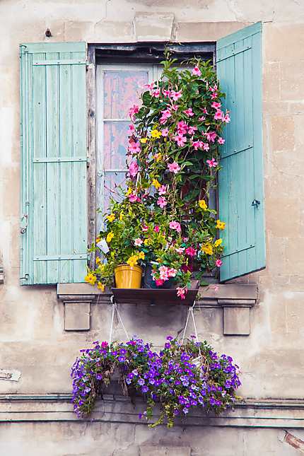 Fenêtre jardin à Arles
