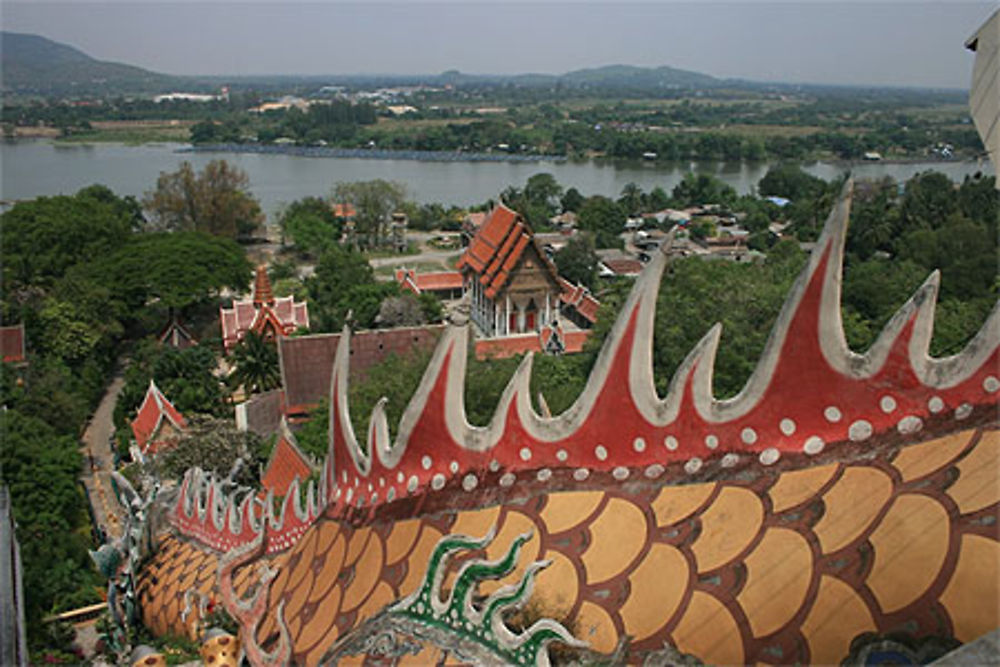 La rivière Kwai depuis le Wat Ban Tum