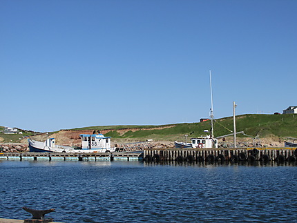 Bateaux de pêche aux Îles de la Madeleine