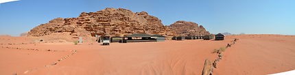 Notre camp au Wadi Rum