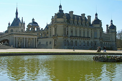 Le château de Chantilly façade nord