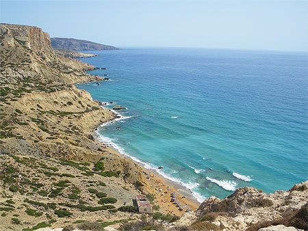 Red beach à Matala Red beach à Matala