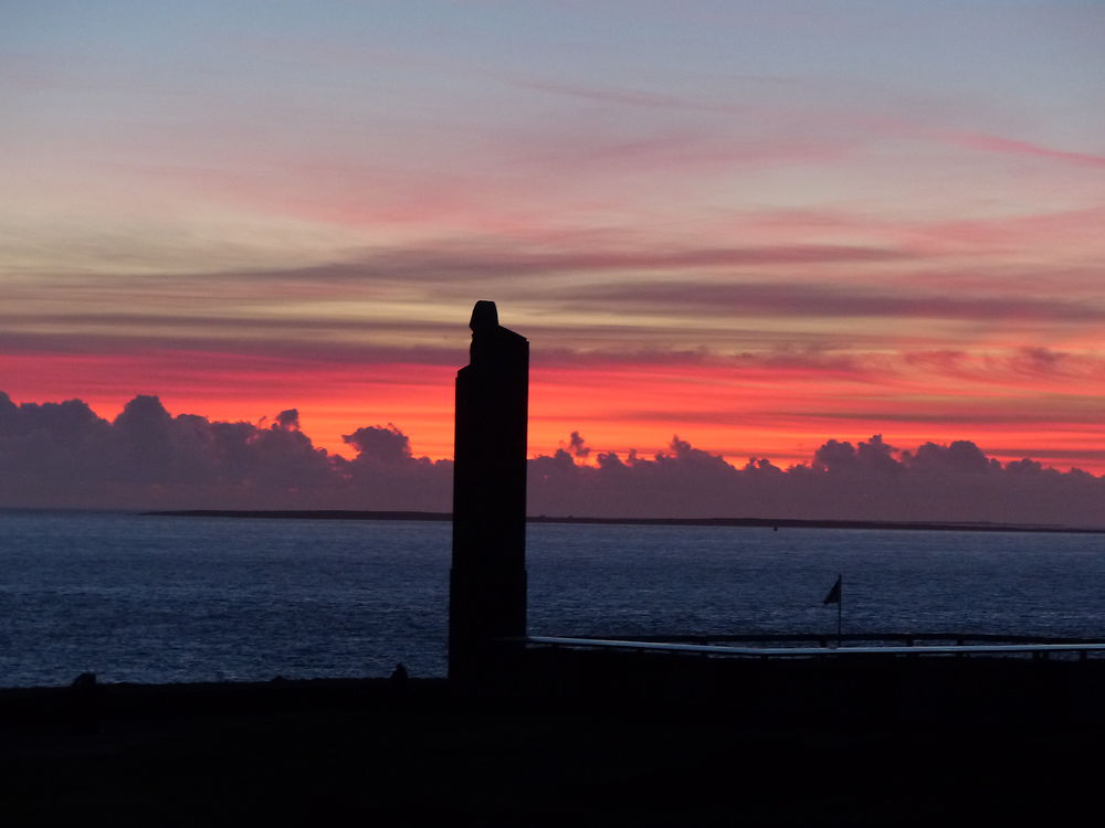 Coucher de soleil à la Pointe Saint-Mathieu