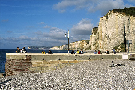 Jetée et falaise, Yport Jetée et falaise, Yport