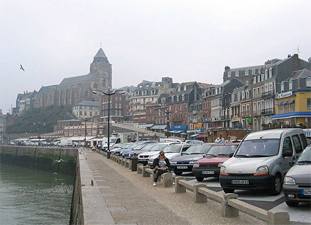 Le Tréport et l'église St-Jacques Le Tréport et l'église St-Jacques