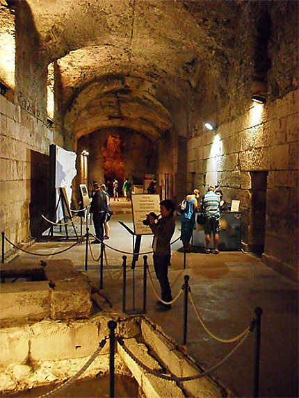 Les souterrains du Palais de Dioclétien