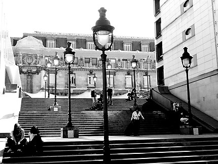 Les escaliers de la place Henri Frenay