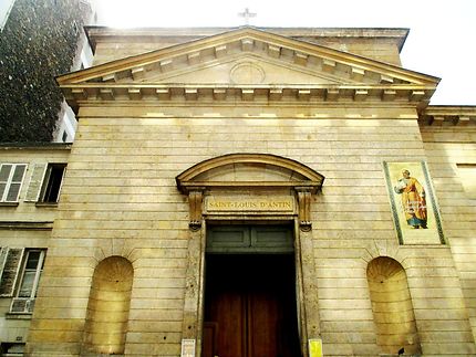 Façade de l'Église Saint Louis d'Antin