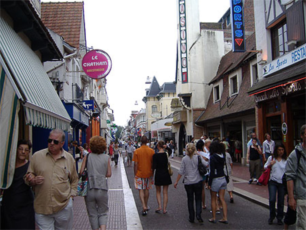 Rue commerçante du Touquet