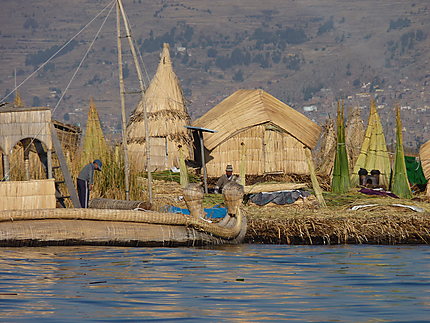 Uros au Lac Titicaca