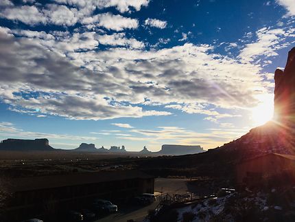 Réveil sur Monument Valley