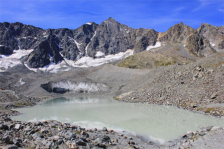 Lac du glacier d'Arsine