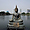 Un sympathique Bouddha sur le lac Beira à Colombo