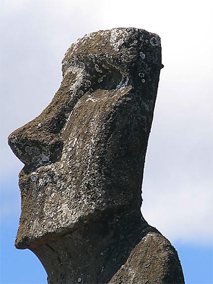 Profil de moai - Ahu Akivi