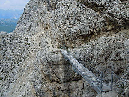 Pont sur le Kaiserjägersteig
