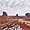 Neige sur Monument Valley
