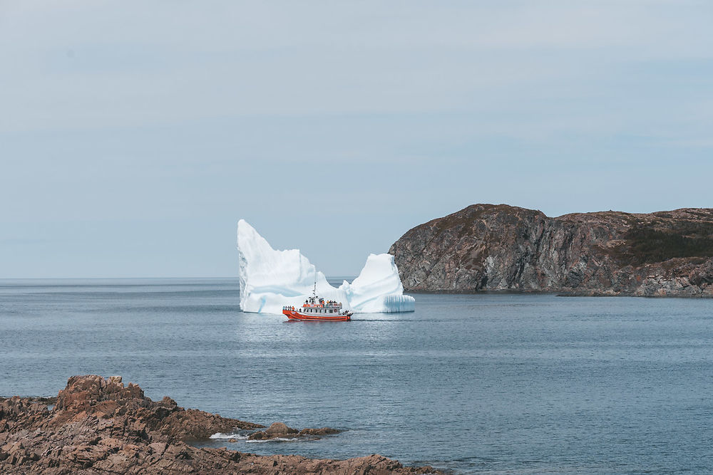 Excursion au pied d’un iceberg à Twillingate