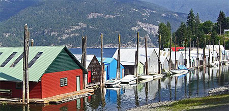 Maison flottante, Kaslo Maison flottante, Kaslo