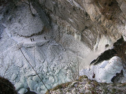 La cascade gelée (Cascades du Hérisson - Jura)