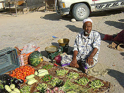 Vendeur de fruits et légumes