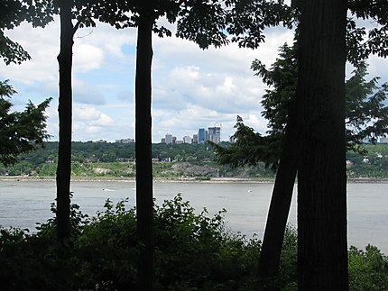 Vue de Québec à partir de Lévis