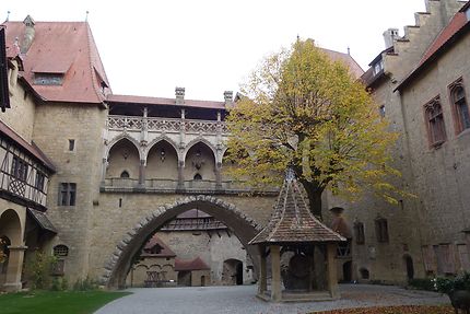 Cour intérieure du château Kreuzenstein