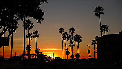 Sunset Los Angeles Coucher De Soleil Los Angeles états