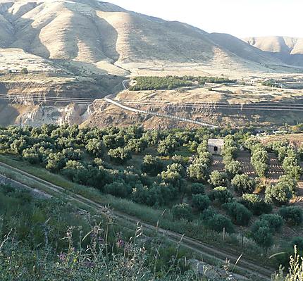 Frontière Jordano-Israëlienne mont Golan Syrie