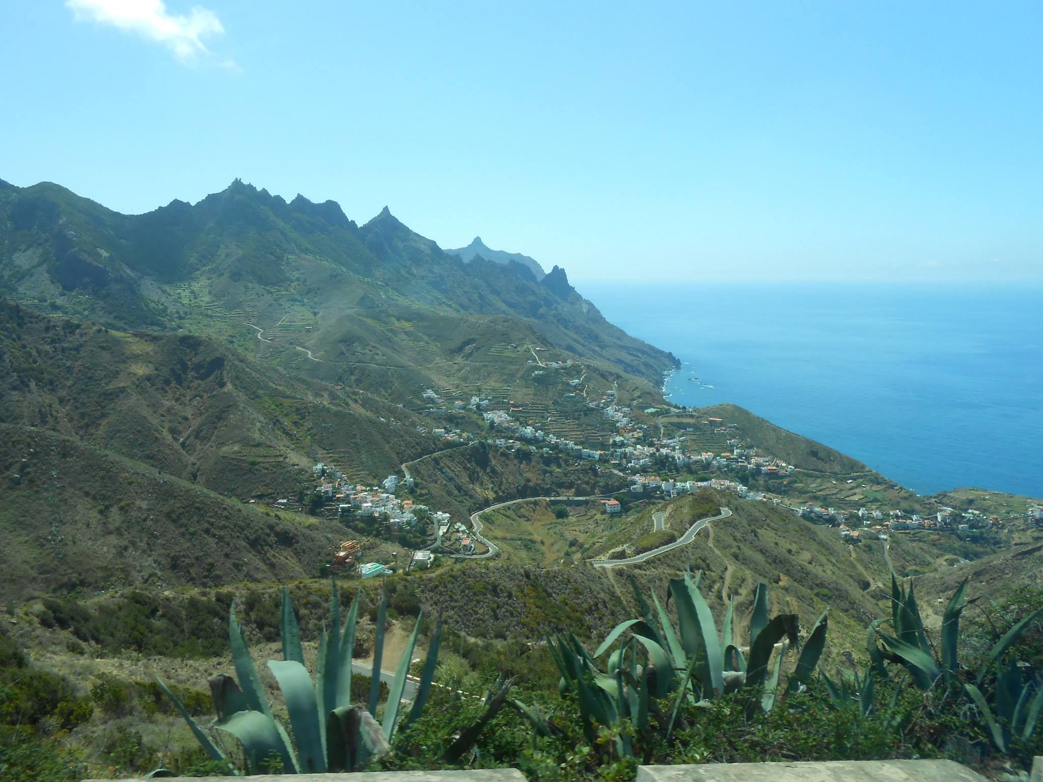 Vue en descendant sur Taganana, Tenerife