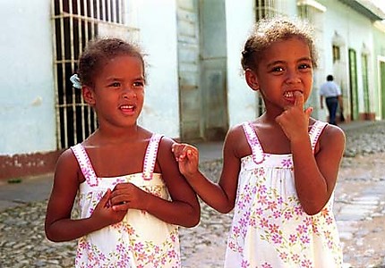 Petites filles de Trinidad