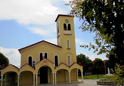 L'église Agios Nikolaos à Pétalidi 